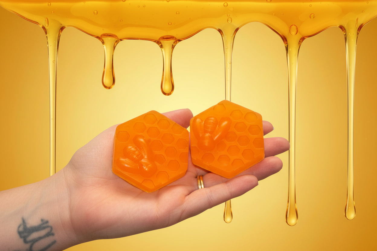 Organic local honey breastmilk soaps
