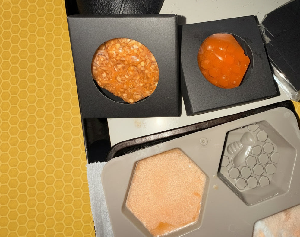 Organic local honey breastmilk soaps