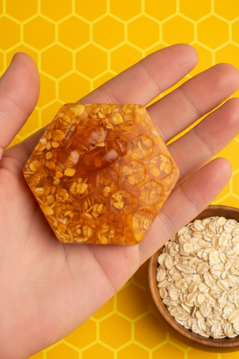 Organic local honey breastmilk soaps