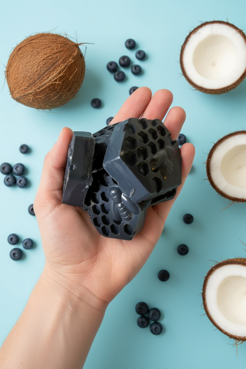 Blueberry breastmilk soap